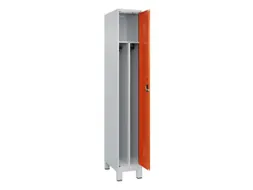 locker voor scheiding van kleding,HxBxD 1950x300x500mm,1vak