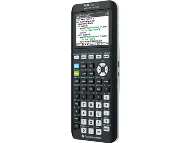 Texas grafische rekenmachine TI-84 Plus CE-T Python edition