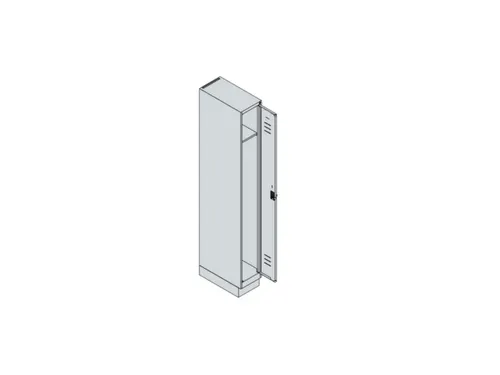 locker,HxBxD 1950x250x500mm,1vak,vak B 250mm,cil.-slot,sokkel