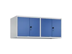 opzetkast,v. locker,4vak.,vak B 300mm,HxBxD 500x1200x500mm,vleugeldeur