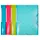Elastomap A4 3 Kleppen Gelamineerd Glanskarton 600gr Assorti