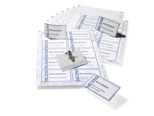 Badgesets met combiklem 90x54mm