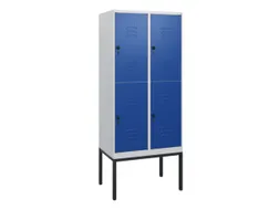 dubbeldekse locker,HxBxD 1950x800x500mm,2x2vak.,vak B 400mm
