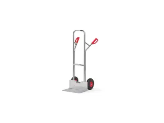 Alu steekwagen A1326P 200kg aluminium polyurethaan wielen - 1
