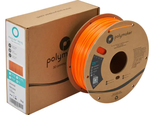 Polymaker PolyLite PETG filament 1,75 mm Oranje 1kg