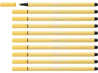 Viltstift STABILO Pen 68/23 medium lichtgeel - 8