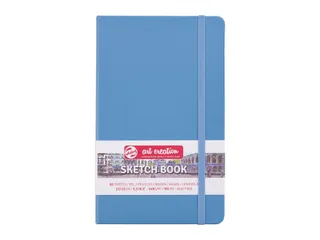 Schetsboek Talens Art Creation 80 witte vellen 140gr 130x210mm blauw - 1