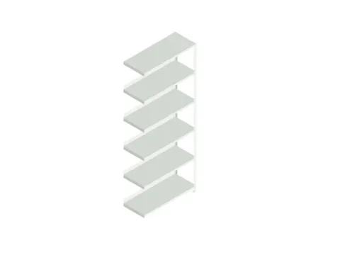 dossierstelling,aanbouwveld,HxBxD 1850x750x300mm,vaklast 60kg