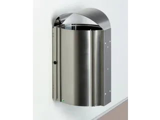 Wandafvalbak RVS 50 liter HxB 790x480mm binnenbak verzinkt - 1