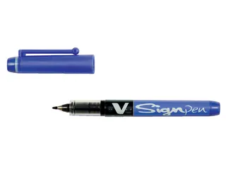 Fineliner Pilot V-Sign Pen Medium Punt Blauw - 1