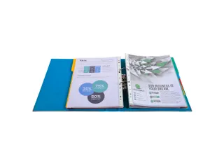 Ordner PP Prem'Touch A4 maxi 50mm Assorti - 6