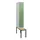 Dubbeldekse dekenkist,HxBxD 1950x300x815mm,1x2vak.,vak B 300mm