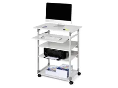 Verrijdbaar Computermeubel Trolley 75 VH Grijs