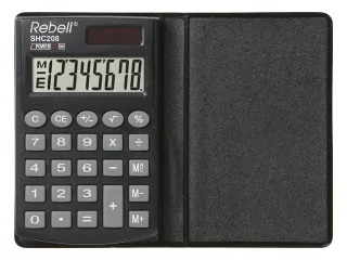 Calculator Rebell-SHC208-BX zwart pocket - 3