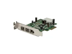 3-poort 2b 1a Low Profile 1394 PCI Express FireWire Adapterkaart