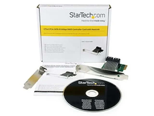 4-Port PCI Express 2.0 SATA III 6 Gbps RAID Controllerkaart