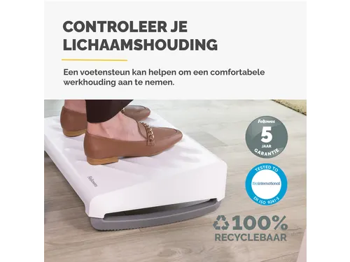 Voetensteun Fellowes Breyta wit