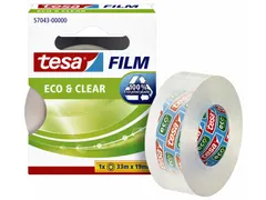 Plakband Tesa 57043 eco&clear 19mmx33m