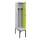 locker met bank,voor scheiding van kleding,HxBxD 2120x400x815mm,1vak