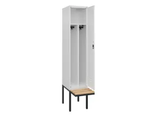 locker voor scheiding van kleding,HxBxD 2120x400x815mm,1vak - 2