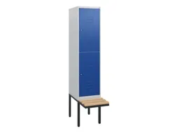 Dubbeldekse dekenkist,HxBxD 1950x400x815mm,1x2vak.,vak B 400mm