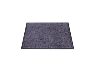 Schoonloopmat Binnen 40x60 Cm Wasbaar Grijs - 1