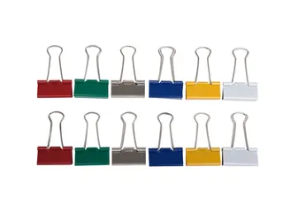 Papierklem MAUL 213 Foldback 32mm capaciteit 13mm assorti - 1