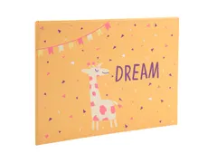 Fotoalbum 30p. wit 2 8,5x22cm BABY geel