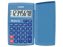 Rekenmachine Casio basisschool blauw LC-401LV-BU