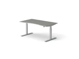 Elektrisch ihv bureau HxBxD 640-1300x1600x900/800mm blad grijs