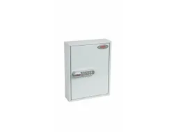 sleutelkast,42haak,HxBxD 350x270x80mm,romp grijs,front grijs