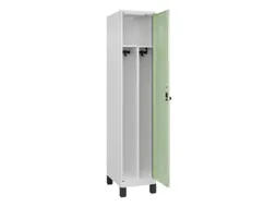locker voor scheiding van kleding,HxBxD 1950x400x500mm,1vak