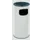 Combi-Asbak 44 Liter HxØ 710x355mm Ral7035