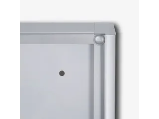 Vitrinebord Quantore voor binnen 4x A4 zilver - 3