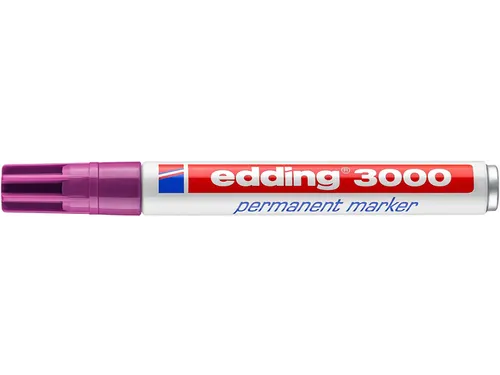 Viltstift edding 3000 rond 1.5-3mm rood violet