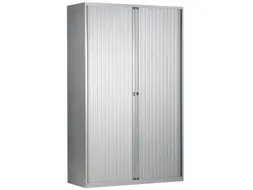 Roldeurkast Incl. 4 Legborden Lichtgrijs 198x100x43