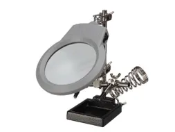 Derde Hand Met Vergrootglas, Ledlamp En Soldeerbouthouder