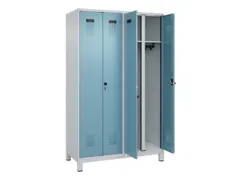 locker voor scheiding van kleding,HxBxD 1950x1200x500mm,4vak