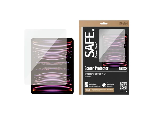 PanzerGlass SAFE. by Screen Protector iPad Air 13'' (2024-2026) |iP