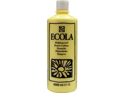 Plakkaatverf Ecola Flacon van 1000 ml Citroengeel