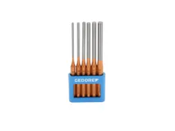 GEDORE 119 L ponsset,lange vorm,6stuks in PVC houder