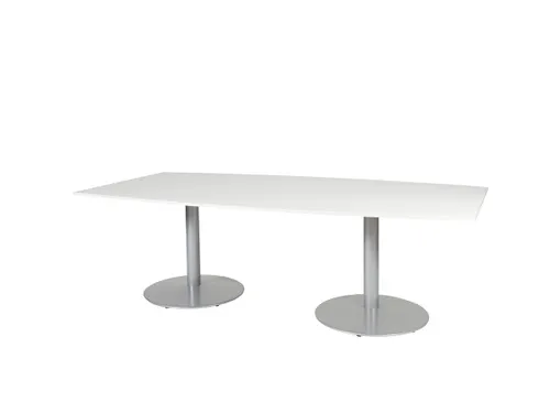 Linesto Vergadertafel Vaste Hoogte 240x120 Ton Wit 25mm Alu