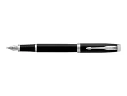 Parker IM Vulpen Matt Black CT Finish Fijn Blauwe inkt