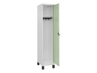 locker,HxBxD 1950x400x500mm,1vak,vak B 400mm,draaigrendel,voeten - 2