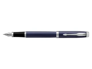 Vulpen Parker IM Matt Blue CT Finish Medium Blauwe inkt - 4