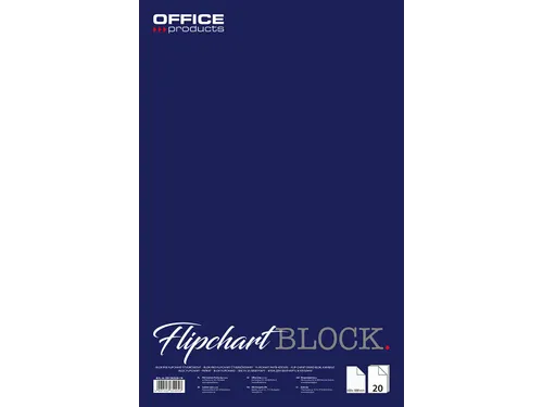 Office Products Flipoverpapier 65x100cm Geruit 20 vel
