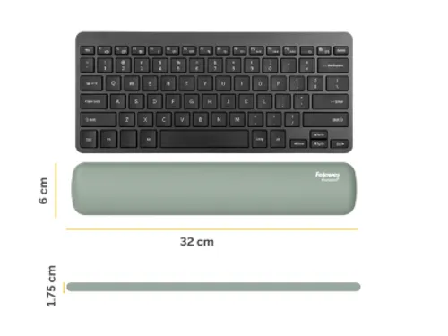 Polssteun Fellowes Breyta compact saliegroen 6x32cm
