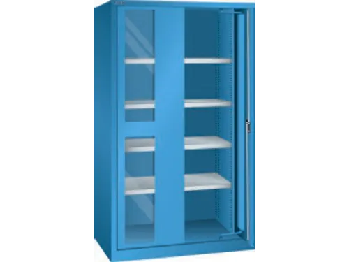 zwaarlastkast met zwenkdeuren,HxBxD 1950x1146x690mm,lak RAL5012