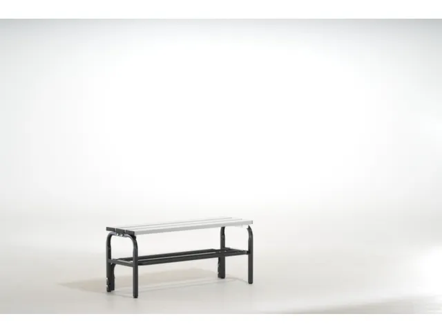 omkleedbank,HxL 450x1015mm,alu. lijsten,frame poedercoat.,RAL7016