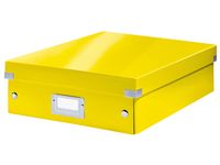 Sorteerbox Leitz WOW Click & Store 281x100x370mm geel